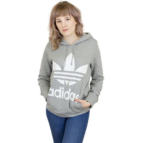 adidas hoodieamazon grau weiß|adidas hoodie grau damen.